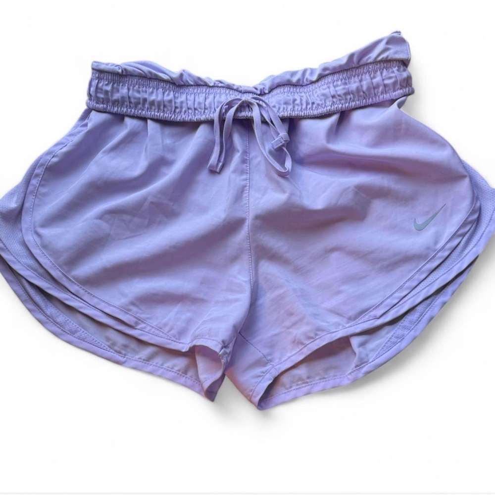 Nike Dri-FIT Tempo Running Shorts Lavender Purple Medium Athletic Dolphin Hem - Picture 4 of 10
